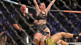 Valentina Shevchenko après sa victoire sur Jessica Andrade en avril 2021