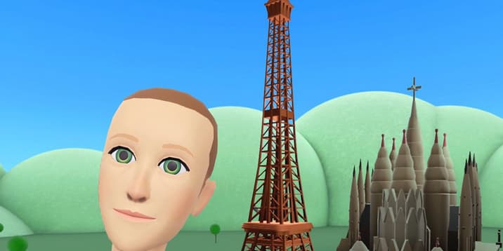 Mark Zuckerberg dans Horizon Worlds