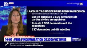 Procès de l'attentat du 14 juillet à Nice: vers l'indemnisation de 2300 victimes