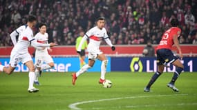 Kylian Mbappé lors de Lille-PSG, 17 décembre 2023