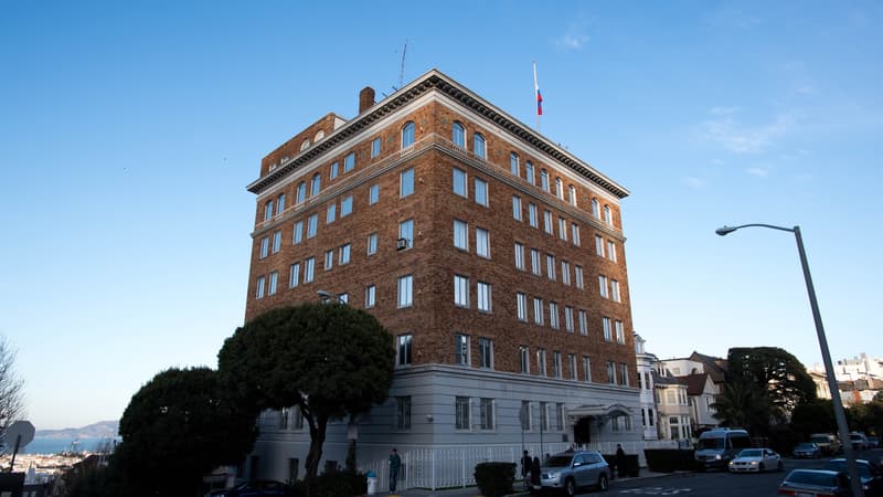 Le consulat général de Russie à San Francisco, le 29 décembre 2016.