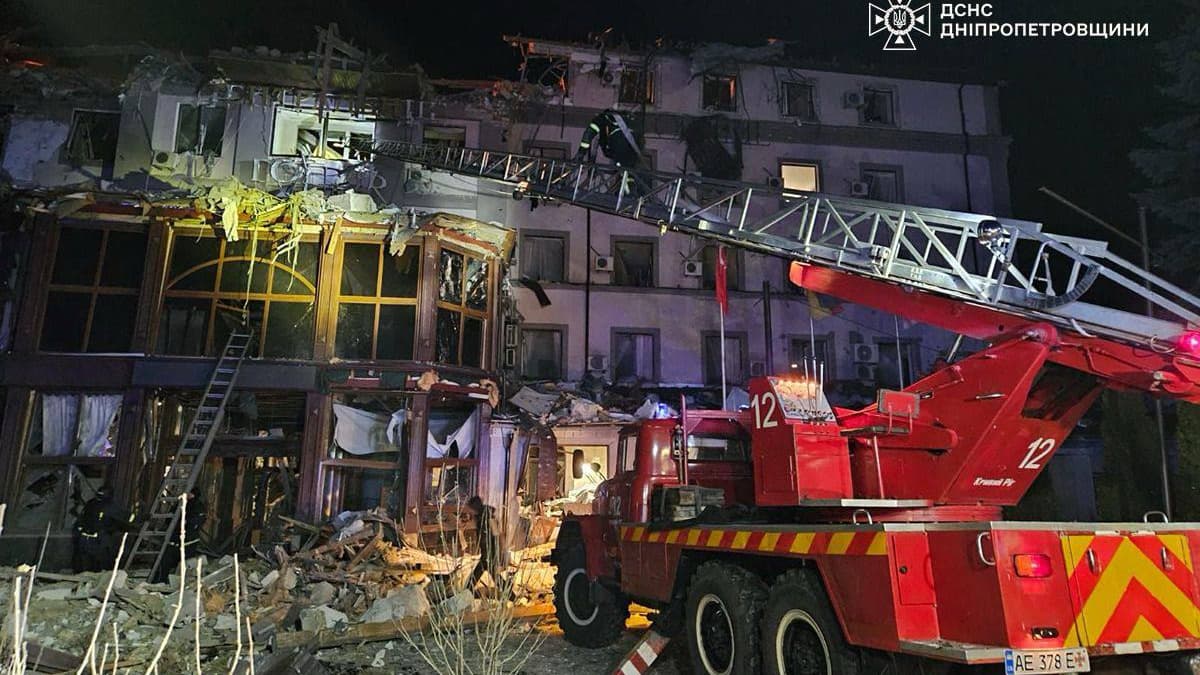 Une frappe russe a touché un bâtiment à Kryvyï Rig, dans le centre de l'Ukraine ce 5 mars 2025.