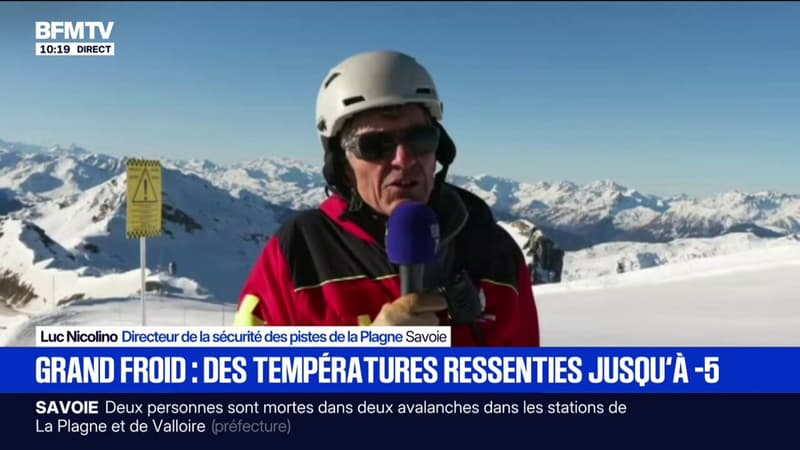"On peut se faire surprendre, même avec de l'expérience": le directeur de la sécurité de La Plagne appelle à la prudence après la mort de deux skieurs en Savoie