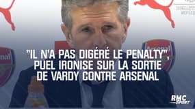 Premier League : "Il n'a pas digéré le penalty", Puel ironise sur la sortie de Vardy contre Arsenal
