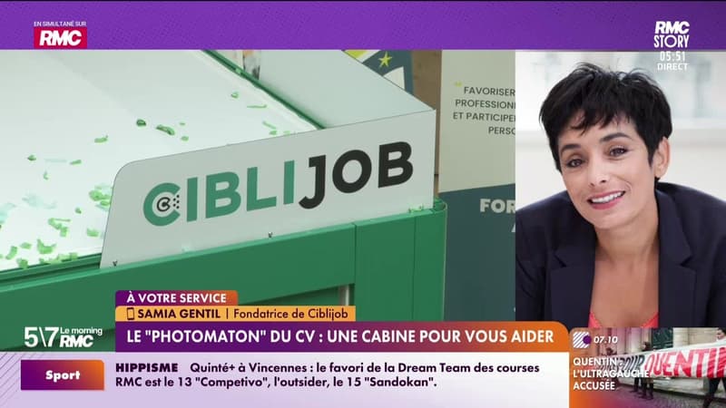 Samia Gentil à votre service : Le "Photomaton" du CV, une cabine pour vous aider - 16/02