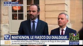 Dialogue avec les gilets jaunes: "la porte de Matignon restera toujours ouverte" affirme Édouard Philippe