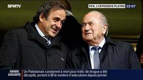Corruption à la Fifa: Michel Platini réclame la démission de Sepp Blatter