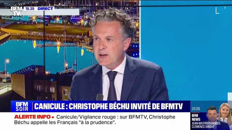 Christophe Béchu, ministre de la Transition écologique: 