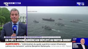Un porte-avion américain se dirige vers le Moyen-Orient
