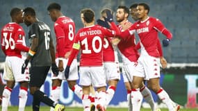 L'AS Monaco, avec une équipe profondément remaniée, a ramené un résultat nul 1-1 de Graz, en Ligue Europa, le 9 décembre 2021 
