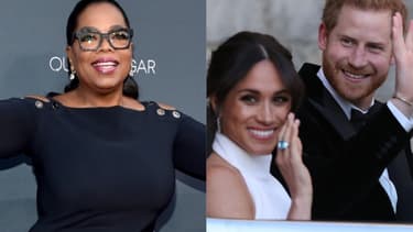 Oprah Winfrey, Meghan Markle et le prince Harry