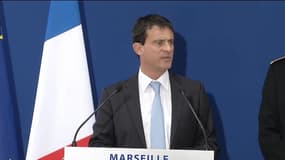 Manuel Valls à Marseille, le 12 octobre
