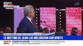 Jean-Luc Mélenchon (LFI): "Nous ne serons jamais ceux qui viennent dans une élection avec seulement pour programme la peur des autres"