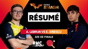 Résumé : Alexis Lebrun veut retrouver le succès face à Ionescu (WTT China Smash)