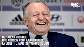 OL: La pétition d'Aulas pour reprendre la Ligue 1 ... qui se trompe de lien 