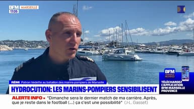 Marseille: les marins-pompiers sensibilisent aux risques d'hydrocution