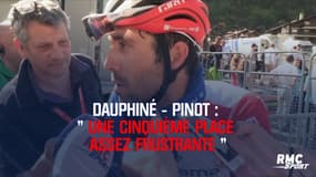 Dauphiné – Pinot : « Une 5e place assez frustrante »