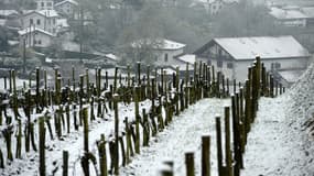 La neige est attendue sur une bande allant de l'Alsace au sud du Jura en passant par les Vosges (photo d'illustration)