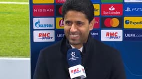 Le sourire de Nasser Al-Khelaïfi à l'évocation de Lionel Messi