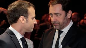 Emmanuel Macron et Christophe Castaner.