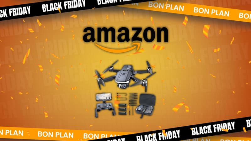 Black Friday Amazon : 50% de réduction sur le drone 4K avec une autonomie de 90 minutes 