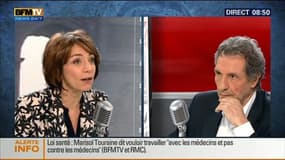 Marisol Touraine face à Jean-Jacques Bourdin en direct