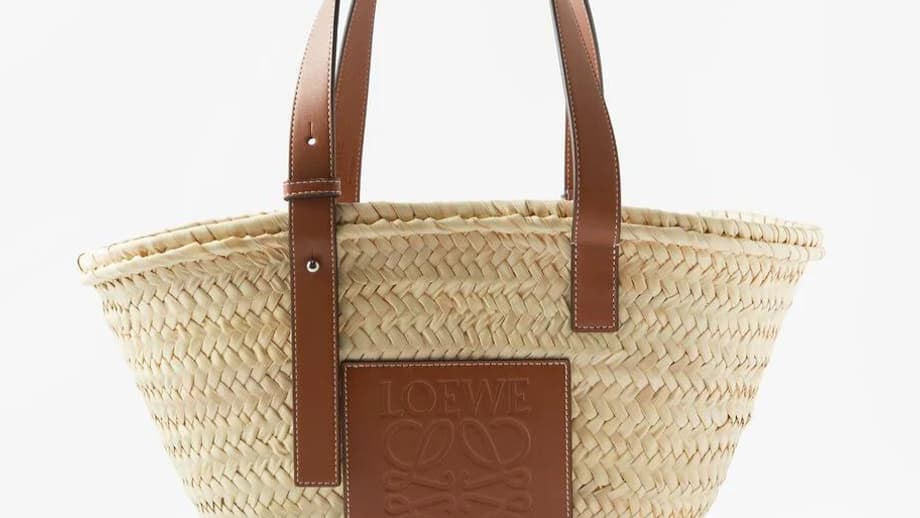  Cabas en raphia Loewe