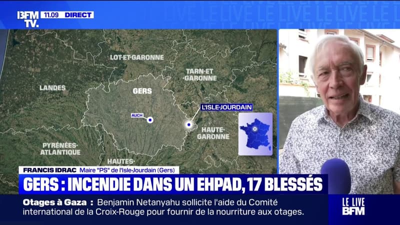 "Tout le monde est hors de danger": Francis Idrac, maire (PS) de l’Isle-Jourdain, se veut rassurant après l'incendie dans un Ehpad