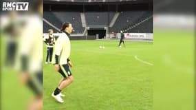Suède - Les deux buts magiques de Zlatan à l’entraînement
