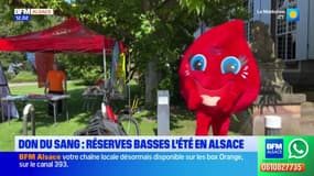Don du sang: réserves basses l'été en Alsace