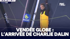 Vendée Globe : L'émotion de Charlie Dalin à son arrivée