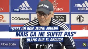 OL : « C’est un bon joueur mais ça ne suffit pas », Blanc sur le premier match d’El Arouch en Ligue 1