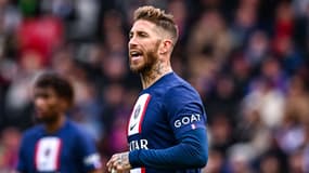 Sergio Ramos avec le PSG en février 2023