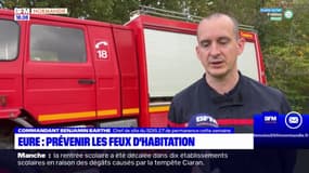 Eure: les pompiers mènent des actions de prévention contre les feux d'habitation