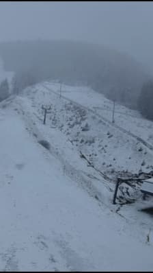 En cette mi-avril, la neige fait son retour dans les Vosges et le Jura