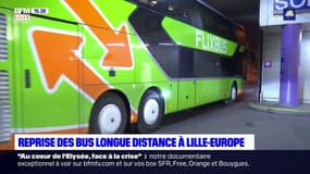 Les bus longue distance reprennent du service à la gare Lille-Europe