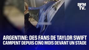 Des fans de Taylor Swift campent depuis cinq mois devant un stade en Argentine  