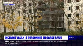 Incendie à Vaulx-en-Velin: huit personnes en garde à vue