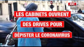 Des cabinets ouvrent des drives pour dépister des patients contre le coronavirus