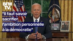 Présidentielle américaine: l'intégralité de l'allocution de Joe Biden après son retrait