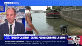 Oudéa-Castéra : grand  plongeon dans la Seine ! - 13/07