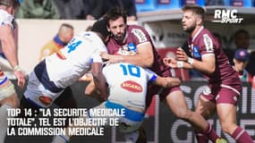 Top 14 : "La sécurité médicale totale", tel est l'objectif de la commission médicale