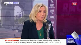 Marine Le Pen: "Je n'ai aucune raison de débattre avec Éric Dupond-Moretti"