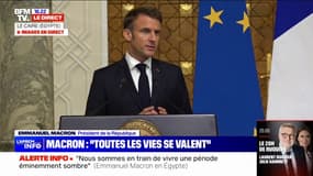 Emmanuel Macron: "Il nous faut agir de manière décisive aujourd'hui pour parvenir enfin à la solution de deux États, Israël et la Palestine" 