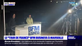 Dans les coulisses de l'étape marseillaise du "Tour de France" de BFM Business