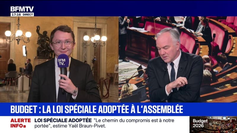 Loi spéciale adoptée à l'Assemblée: aboutir à un budget "se fera par des compromis" estime Paul Midy, député EPR