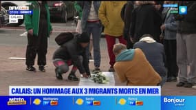 Calais: un hommage rendu aux trois exilés morts en mer ce mercredi