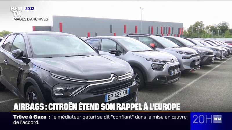 Airbags défectueux: Citroën lance une nouvelle vague de rappel, qui concerne 73.000 véhicules