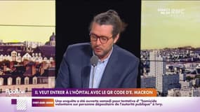 Les histoires de Charles Magnien : Il veut entrer à l'hôpital avec le QR Code d'Emmanuel Macron - 11/10