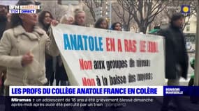 Marseille: les professeurs du collège Anatole-France mobilisés